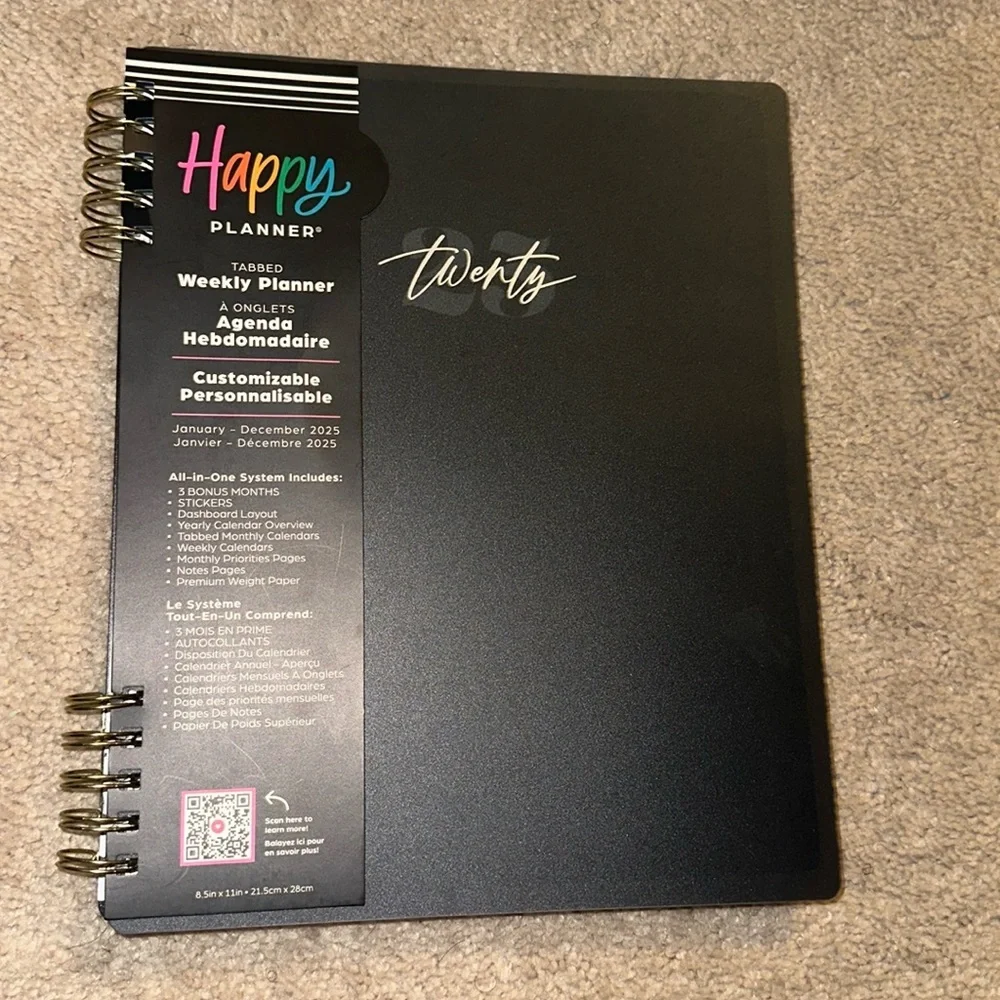 Happy Planner 2025 - minimalist style